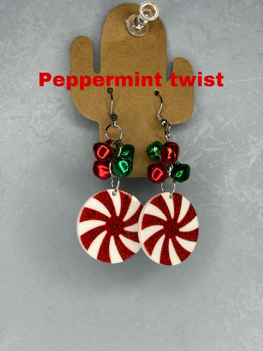 Christmas/winter earrings